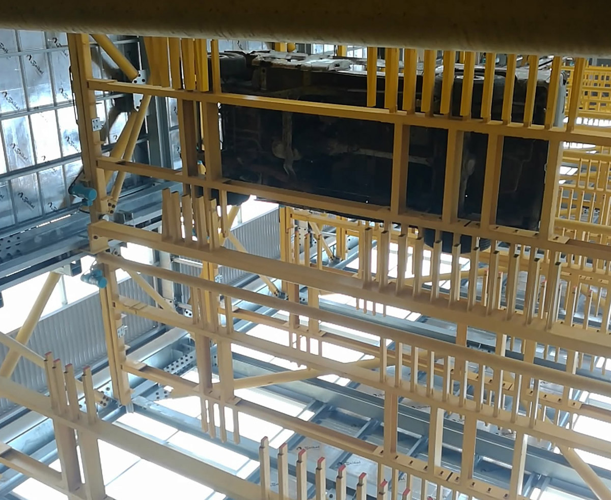 广汉停车设备停车楼垂直升降机械车库