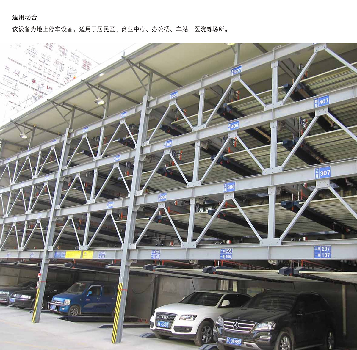 停车设备四至六层PSH4-6升降横移立体车库设备适用场合.jpg