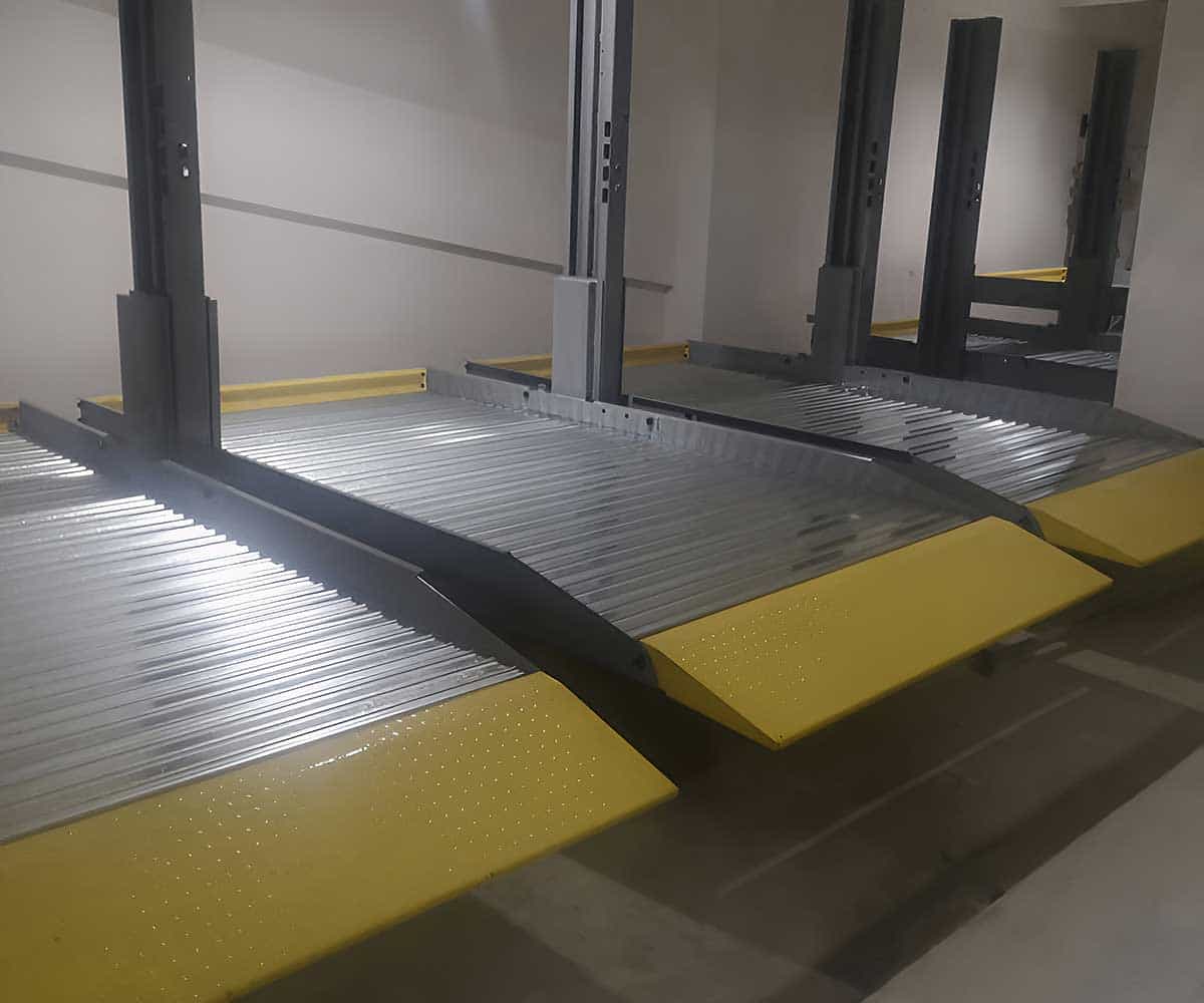 家用立体停车库的工作原理